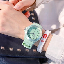Load image into Gallery viewer, Fashion Silicone Women Watches Simple Sport Quartz Wristwatches Fresh Children Clock Casual Quartz Wristwatch Silicone Band Watch For Women Girls Student Watches
