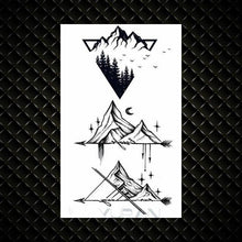 Load image into Gallery viewer, Fashion Small Sexy Black Temporary Waterproof Tattoo Cute Star Heart Tattoos Sticker Body Finger Tattoo For Kids Womens
