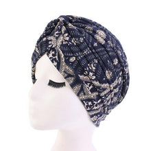 Load image into Gallery viewer, Fashion Soft Cotton Print Inner Headdress Lightweight Turban Elegant Bonnet Hijab Caps Arab Wrap Hijab Headscarf Hat For Woman
