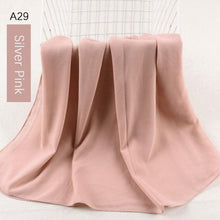 Load image into Gallery viewer, Fashion Soft Long Plain High Quality Premium Heavy Lightweight Elegant Chiffon Hijab Scarf  Scarves Hijabs Lightweight Islamic Head Wear Escharpe Shawls Long Shawls For Women
