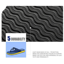 Load image into Gallery viewer, Fashion Summer Big Size Youth Slippers For Men Women Massage Non-Slip Cool Outside Flip Flops Breathable Thick-Soled Slippers
