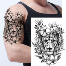 Load image into Gallery viewer, Fashion Temporary Sticker Tiger Tattoo Waterproof Removable Realistic Body Tatoo For Mens
