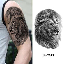 Load image into Gallery viewer, Fashion Temporary Sticker Tiger Tattoo Waterproof Removable Realistic Body Tatoo For Mens
