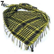 Load image into Gallery viewer, Fashion Unisex Lightweight Military Arab Tactical Desert Army Shemagh Keffiyeh Scarf Outdoor Unisex Army Military Tactical Arab Shemagh Cotton Scarves Hunting Keffiyeh Arabic Muslim Head Wrap Paintball Head Scarf Face Mesh Desert Bandanas
