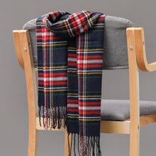 Load image into Gallery viewer, Fashion Winter Casual Classic Soft Plaid Popular Couple Lightweight Tartan Muffler Warm Scarf Cashmere Scarves Shawls Wraps Lightweight Women Warm Lattice Scarves Cashmere Hijab For Women
