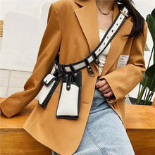 Load image into Gallery viewer, Fashion Women Leather Luxury Women Fanny Pack Black Retro Crossbody Shoulder Purse Wallet Party Bag For Women And Girl

