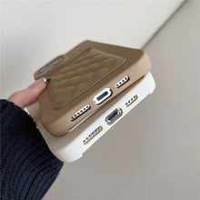 Load image into Gallery viewer, Fashion Women Luxury Pattern Wallet Case For iPhone 14 11 12 13 Pro Max Soft Silicone Card Holder Cover Silicone Case With Card Holder Compatible with iPhone
