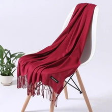 Load image into Gallery viewer, Fashion Women Scarf Winter Long Lady Shawls For Women For Winter Scarves Wraps Fashion Winter Women's Scarf Touch Shawl Wrapped Soft Warm Scarf
