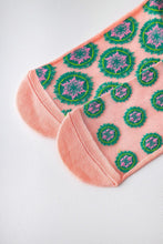 Load image into Gallery viewer, Fashion Women Socks New Spring Summer Mesh Thin Long Printed Socks Women Casual Breathable Fresh Flower Socks Korea Style Color Thin Socks For Women
