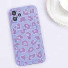Load image into Gallery viewer, Fashionable Anti-Scratch Soft Lining Protective Case For iPhone Cases Card Holder Cute Flower Heart Phone Case For iPhone 12 13 Mini Pro Beautiful Design  Soft Iphone Case
