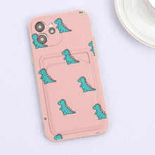 Load image into Gallery viewer, Fashionable Anti-Scratch Soft Lining Protective Case For iPhone Cases Card Holder Cute Flower Heart Phone Case For iPhone 12 13 Mini Pro Beautiful Design  Soft Iphone Case
