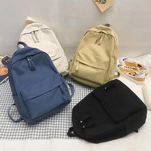 Load image into Gallery viewer, Fashionable Backpack And School Bag For Teenager Girls Stylish Anti Theft Laptop Shoulder Bags Solid Color Travel Backpack
