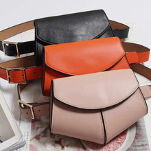Load image into Gallery viewer, Fashionable Design Mini Adjustable Belt Waist Fanny Bag Ladies Cute Bag Women's Style Leather Pouch
