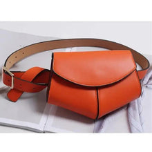 Load image into Gallery viewer, Fashionable Design Mini Adjustable Belt Waist Fanny Bag Ladies Cute Bag Women's Style Leather Pouch
