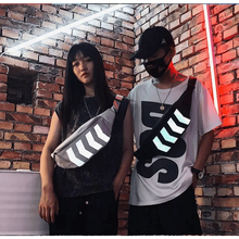 Load image into Gallery viewer, Fashionable Flash Reflective Chest Bag Iridescent Belt  Bum Bag For Travel Festival Sports Unisex Waist Bags
