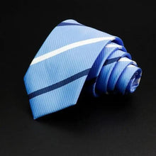 Load image into Gallery viewer, Fashionable Men Office Elegant Necktie Daily Wear Wedding Necktie Party Men Striped Formal Design Neckties Classic Plaid Necktie Stripe Ties Pattern Business Formal Tie
