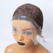 Load image into Gallery viewer, Fashionable Pixie Cut Wig Short Curly Human Hair Wigs Human Hair Wig 13X1 Lace Wig For Women Human Hair Pre Plucked For Black Women Gifts for Girlfriends
