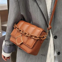 Load image into Gallery viewer, Fashionable Women's Bag Autumn Winter Female Literary Single-Shoulder Bag Chain Design Cross-Body Bag Trendy Women's Bag
