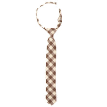 Load image into Gallery viewer, Fawn Gingham Boys Tie
