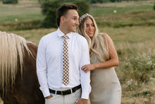 Load image into Gallery viewer, Fawn Gingham Knotted Headband
