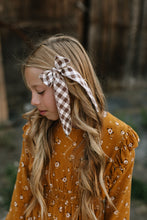 Load image into Gallery viewer, Fawn Gingham Lady Hair Bow
