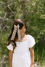 Load image into Gallery viewer, Fawn Gingham Lady Hair Bow
