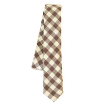 Load image into Gallery viewer, Fawn Gingham Youth Tie
