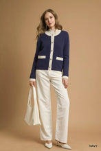 Load image into Gallery viewer, Umgee Two-Tone Button Front Cardigan
