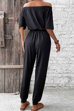 Load image into Gallery viewer, Perfee Off-Shoulder Jumpsuit : With Pockets
