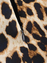 Load image into Gallery viewer, Leopard Print Sleeveless : Mini Dress
