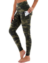 Load image into Gallery viewer, Cropped High-Waisted Yoga Pants with Slanted Pockets
