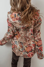 Load image into Gallery viewer, Vintage Autumn Printed Long Sleeve Hooded Jacket Lightweight &amp; Stylish Casual Outerwear
