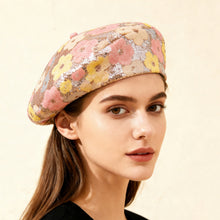 Load image into Gallery viewer, Sequin Flower Beret – Trendy Painter's Hat for Women | Outdoor &amp; Everyday Style
