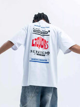 Load image into Gallery viewer, Men's Letter Round Neck Short Sleeve T-Shirt
