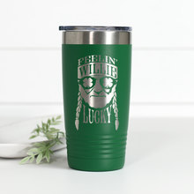 Load image into Gallery viewer, Feelin Willie Lucky 20 oz Engraved Tumbler
