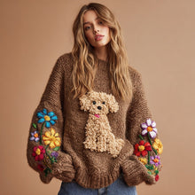 Load image into Gallery viewer, Women’s Crew Neck Long Sleeve Sweater – Casual Outerwear &amp; Layering Top
