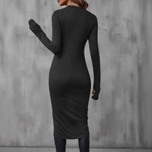 Load image into Gallery viewer, Women’s Slim Fit Long Sleeve Crew Neck Shirt

