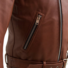 Load image into Gallery viewer, Fillmore Men's Motorcycle Leather Jacket
