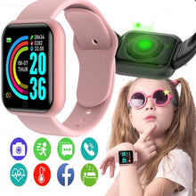 Load image into Gallery viewer, Fitness Wristwatch Color Screen Smart Sport Bracelet Activity Running Activity Fitness Tracker Smartwatch Heart Rate Monitor Waterproof Fitness Tracker Heart Rate For Children Men Women
