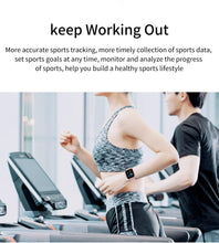 Load image into Gallery viewer, Fitness Wristwatch Color Screen Smart Sport Bracelet Activity Running Activity Fitness Tracker Smartwatch Heart Rate Monitor Waterproof Fitness Tracker Heart Rate For Children Men Women
