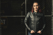 Load image into Gallery viewer, Flashback - Women's Motorcycle Leather Jacket
