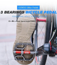 Load image into Gallery viewer, Flat Bike Pedals Road 3 Sealed Bearings Bicycle Pedals Mountain Bike Pedals Wide Platform Accessories Mountain Bike Pedals Pedals Bicycle Flat Pedals Aluminum Sealed Bearing Lightweight Platform For Road Mountain

