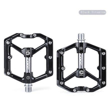 Load image into Gallery viewer, Flat Bike Pedals Road 3 Sealed Bearings Bicycle Pedals Mountain Bike Pedals Wide Platform Accessories Mountain Bike Pedals Pedals Bicycle Flat Pedals Aluminum Sealed Bearing Lightweight Platform For Road Mountain
