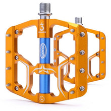 Load image into Gallery viewer, Flat Bike Pedals Road 3 Sealed Bearings Bicycle Pedals Mountain Bike Pedals Wide Platform Accessories Mountain Bike Pedals Pedals Bicycle Flat Pedals Aluminum Sealed Bearing Lightweight Platform For Road Mountain
