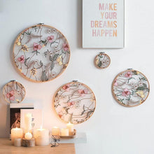 Load image into Gallery viewer, Flat Round Net Embroider Display Stand Net Yarn Wedding Ornaments Wall Hanging Decors Hot Decor for Living Room or Bedroom Unique Wall Art
