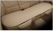 Load image into Gallery viewer, Flax Car Seat Cover Front Rear Linen Fabric Cushion Breathable Protector Mat Pad Universal Auto Interior Styling Truck  Car Seat Cushion Breathable Comfort Universal for Most Vehicles Automotive Interior Seat Protector Without Binding Pad Linen Mat Car In
