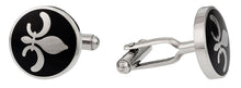 Load image into Gallery viewer, Fleur De Lis Cufflinks in Stainless Steel
