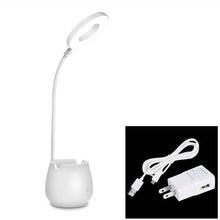 Load image into Gallery viewer, Flexible Led Table Lamps with Usb Touch Dimmable LED Stand Desk Light Reading Lamp Modern Flexible Study Lamp with Pen Holder Decorative Table Lamp Cute Study Lamps for Bedroom Décor
