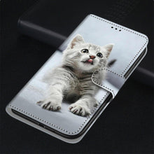 Load image into Gallery viewer, Flip Case For Xiaomi Redmi 9 9A 9C NFC 8 8A Case Leather Silicone Wallet Cover For Xiomi Redmi Note 8 Pro 9 9S 9 Pro Book Cases Premium Leather Magnetic Case Card Slots and Stand Function Protective Case
