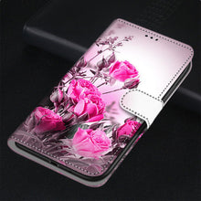 Load image into Gallery viewer, Flip Case For Xiaomi Redmi 9 9A 9C NFC 8 8A Case Leather Silicone Wallet Cover For Xiomi Redmi Note 8 Pro 9 9S 9 Pro Book Cases Premium Leather Magnetic Case Card Slots and Stand Function Protective Case
